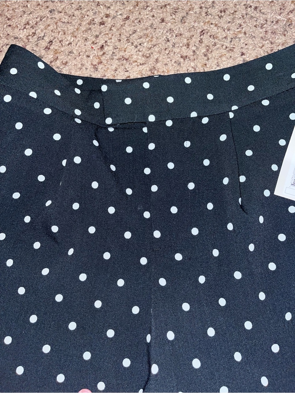 a new day Black with White Polka Dot Women’s High-Rise Shorts - Picture 3 of 8